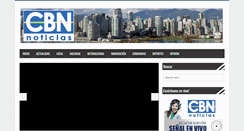 Desktop Screenshot of cbnnoticias.com