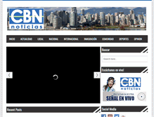 Tablet Screenshot of cbnnoticias.com